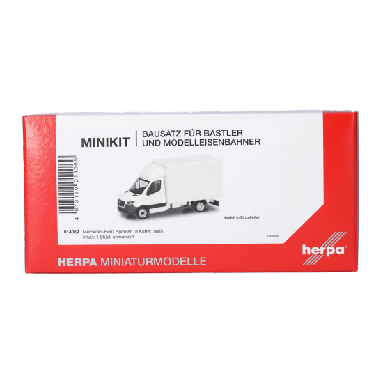 Herpa 014069 , MiniKit Mercedes-Benz Sprinter '18 Koffer – model H0 1:87